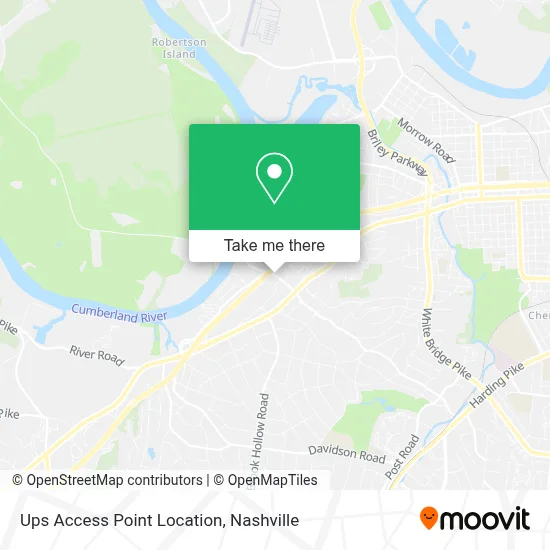 Ups Access Point Location map