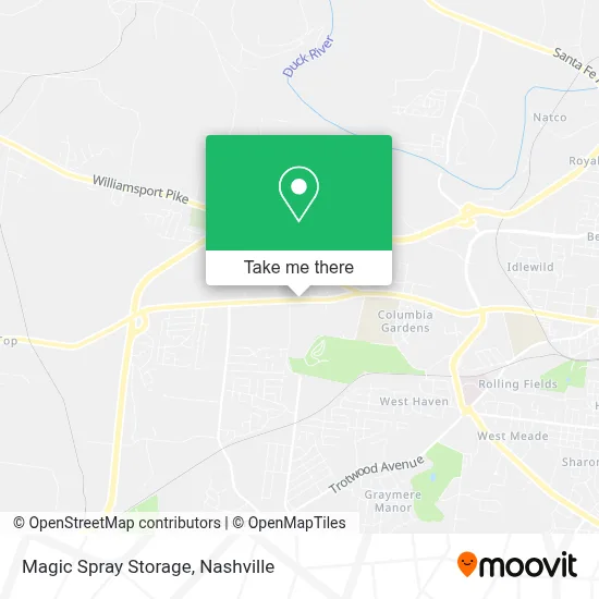 Magic Spray Storage map