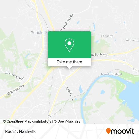 Rue21 map