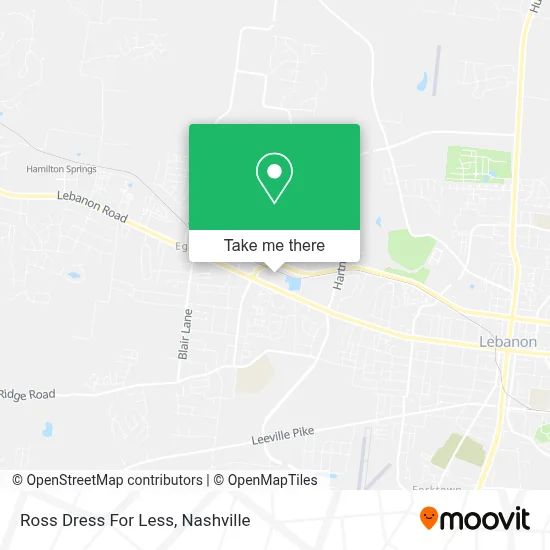 Ross Dress For Less map