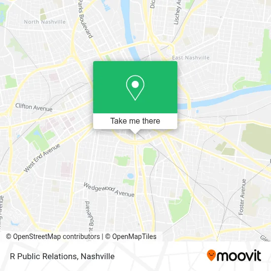R Public Relations map
