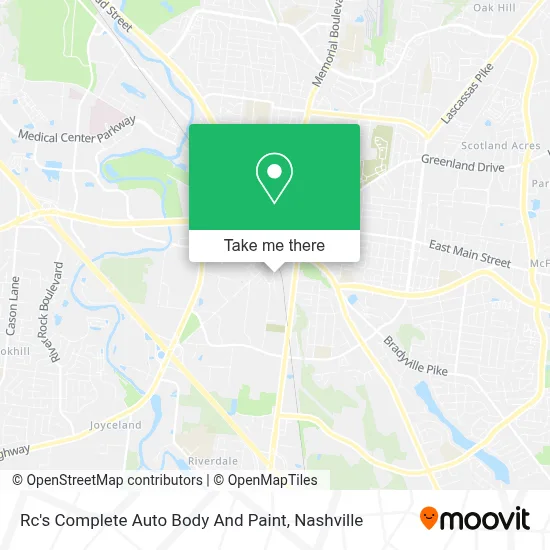 Rc's Complete Auto Body And Paint map