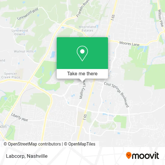 Labcorp map