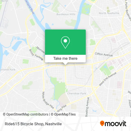 Ride615 Bicycle Shop map