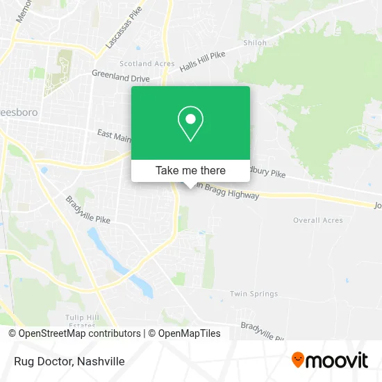 Rug Doctor map