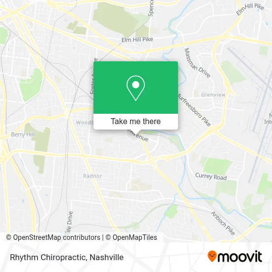 Rhythm Chiropractic map