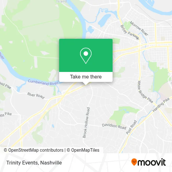 Trinity Events map