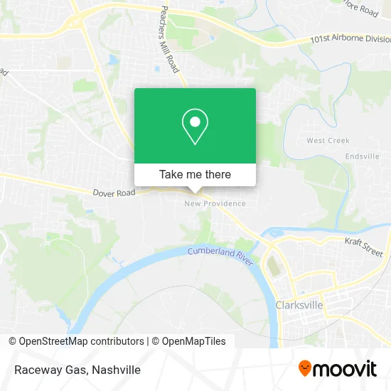 Raceway Gas map