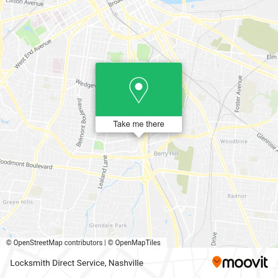 Locksmith Direct Service map