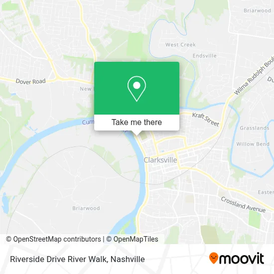 Riverside Drive River Walk map