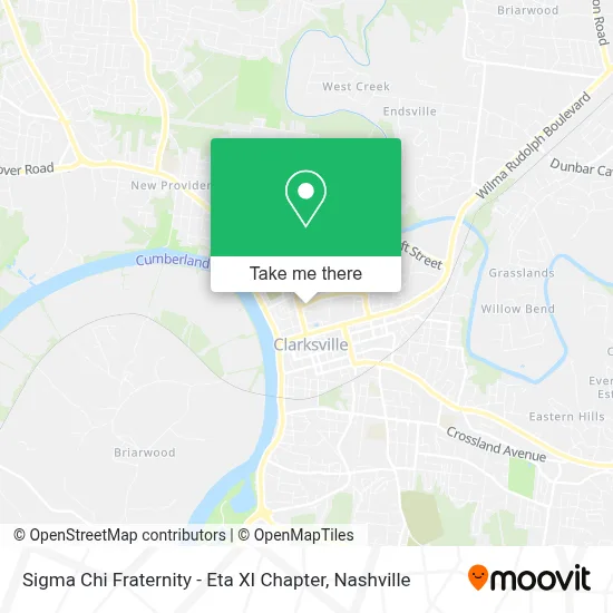Sigma Chi Fraternity - Eta XI Chapter map