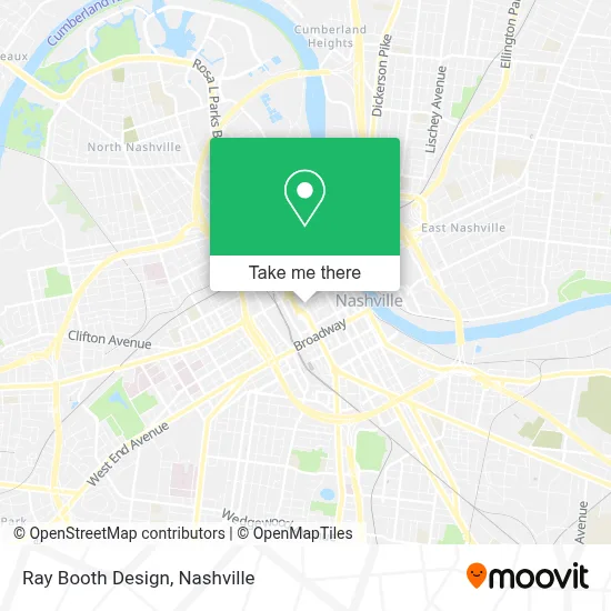 Ray Booth Design map
