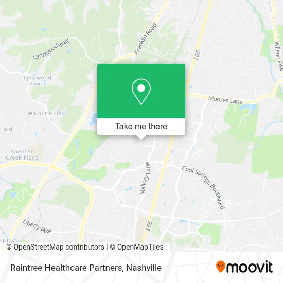 Raintree Healthcare Partners map