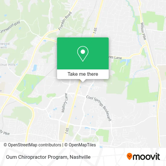 Oum Chiropractor Program map