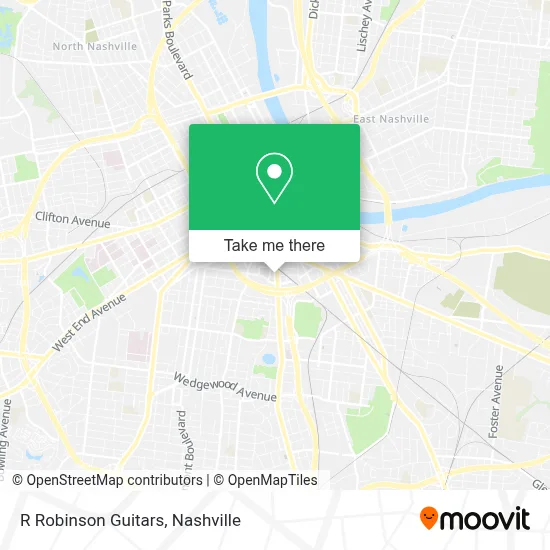 R Robinson Guitars map