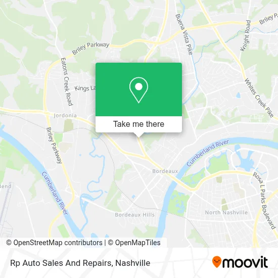 Rp Auto Sales And Repairs map