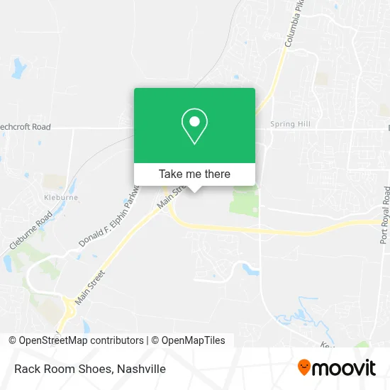 Rack Room Shoes map
