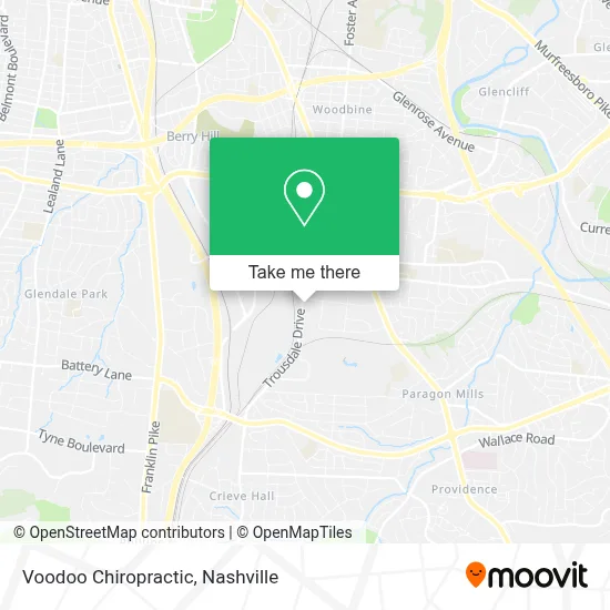 Voodoo Chiropractic map