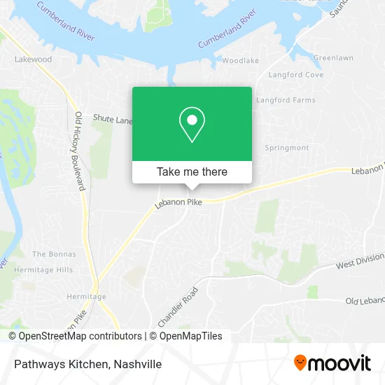Pathways Kitchen map