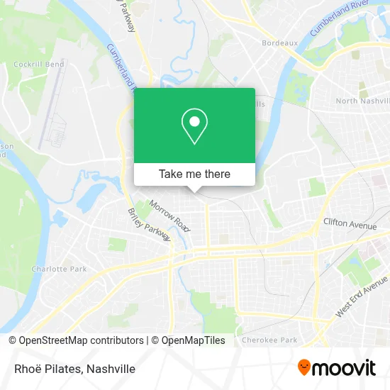 Rhoë Pilates map