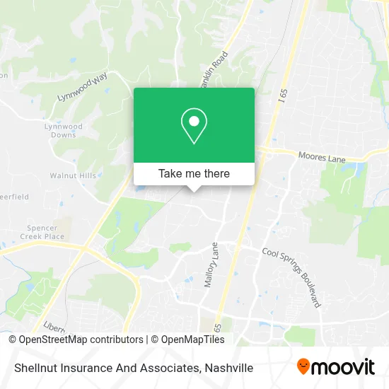Shellnut Insurance And Associates map