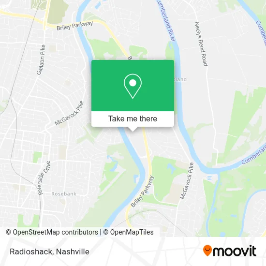 Radioshack map
