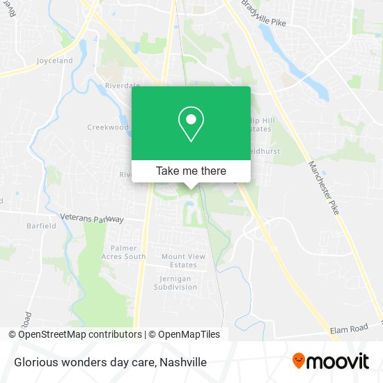 Glorious wonders day care map