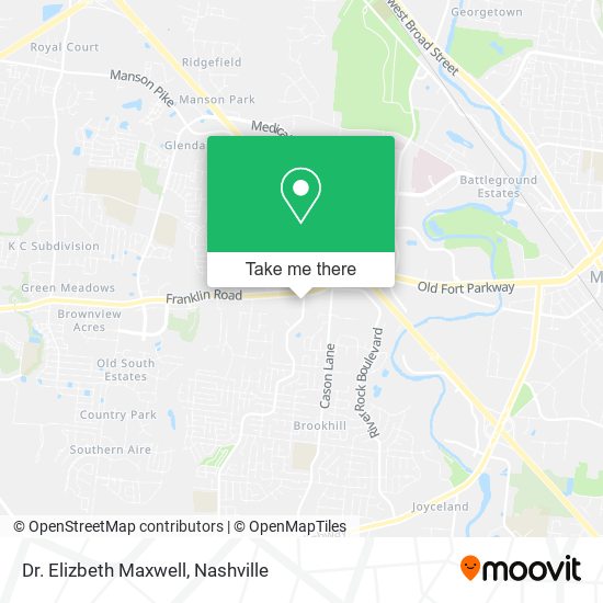Dr. Elizbeth Maxwell map