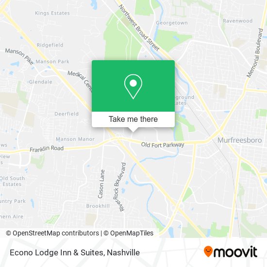 Mapa de Econo Lodge  Inn & Suites