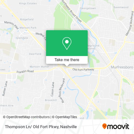 Mapa de Thompson Ln/ Old Fort Pkwy