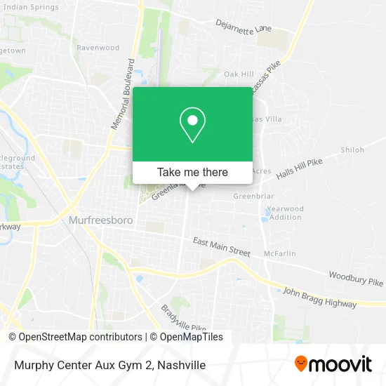 Murphy Center Aux Gym 2 map