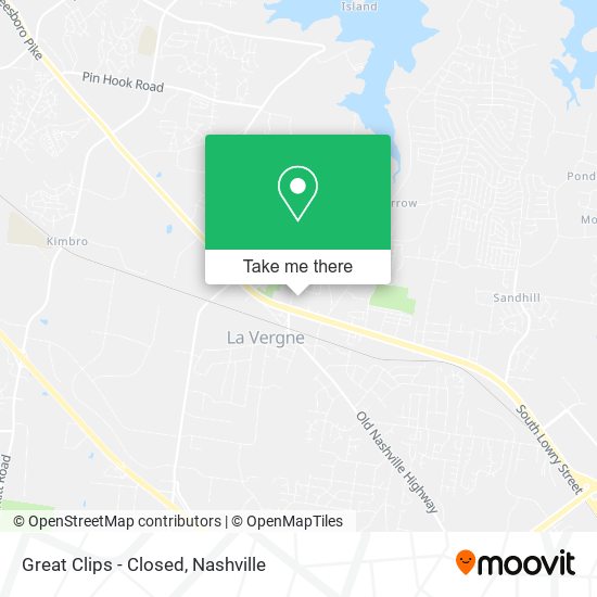 Mapa de Great Clips - Closed