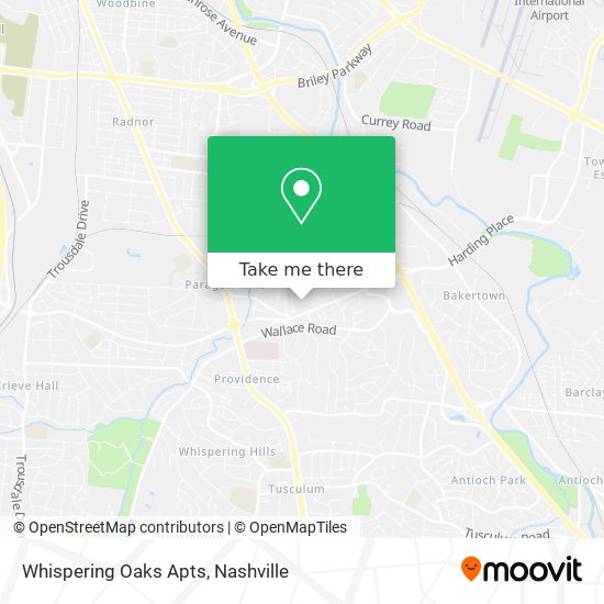 Mapa de Whispering Oaks Apts