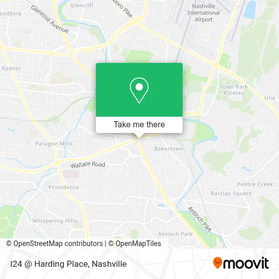 I24 @ Harding Place map