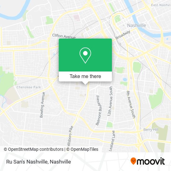 Ru San's Nashville map