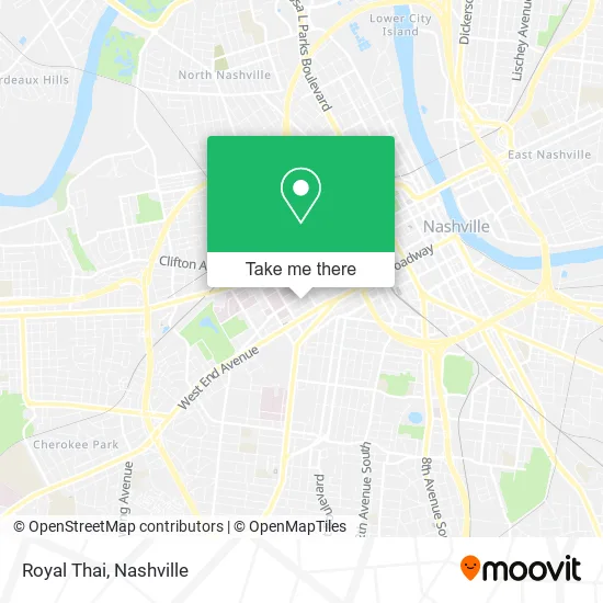 Royal Thai map