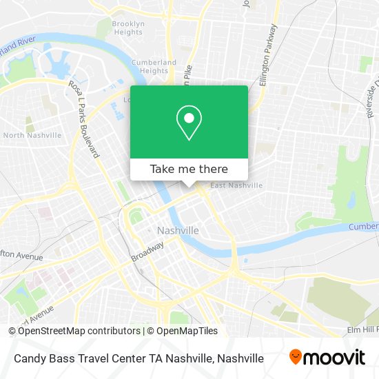 Mapa de Candy Bass Travel Center TA Nashville