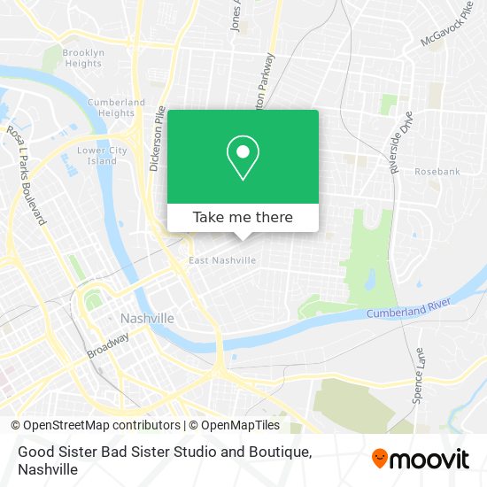 Good Sister Bad Sister Studio and Boutique map