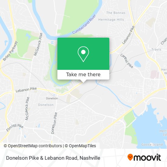 Mapa de Donelson Pike & Lebanon Road