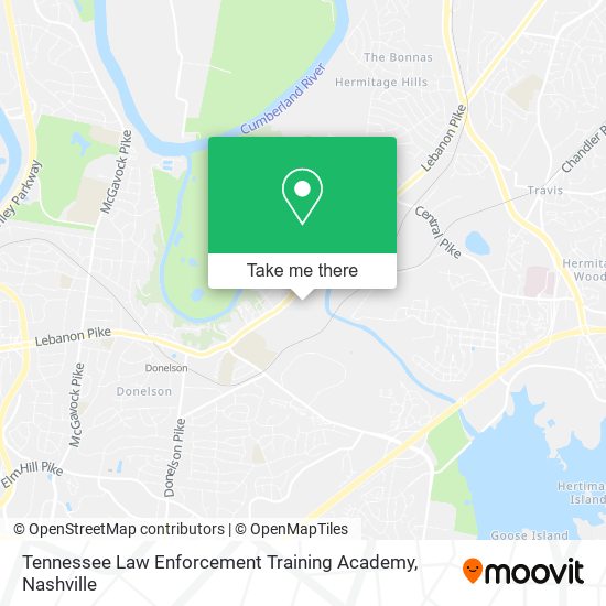 Tennessee Law Enforcement Training Academy map