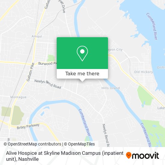 Alive Hospice at Skyline Madison Campus (inpatient unit) map