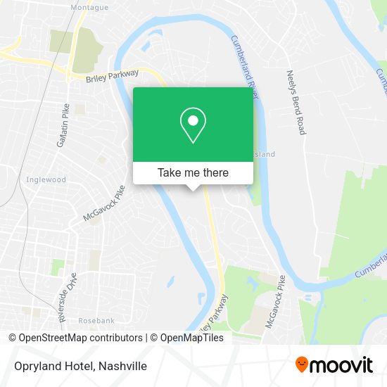 Mapa de Opryland Hotel