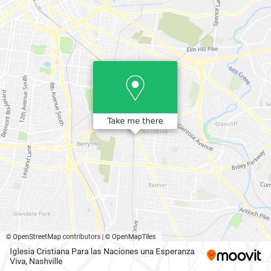 Iglesia Cristiana Para las Naciones una Esperanza Viva map