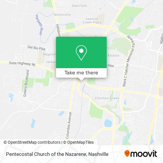 Mapa de Pentecostal Church of the Nazarene