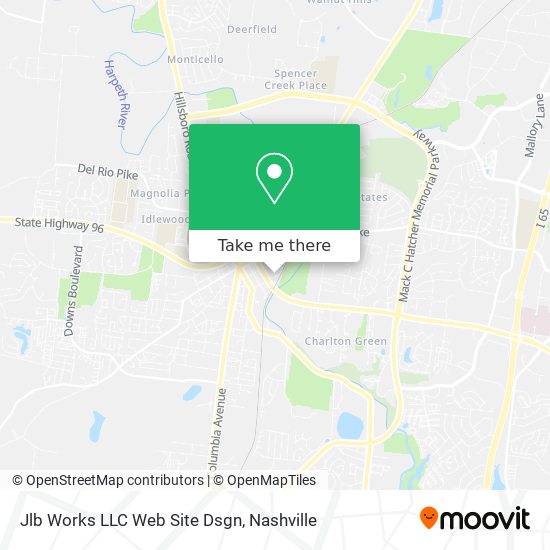Jlb Works LLC Web Site Dsgn map
