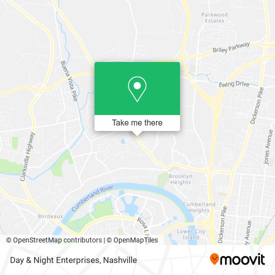 Day & Night Enterprises map