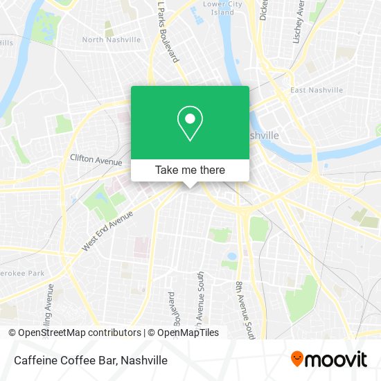 Caffeine Coffee Bar map