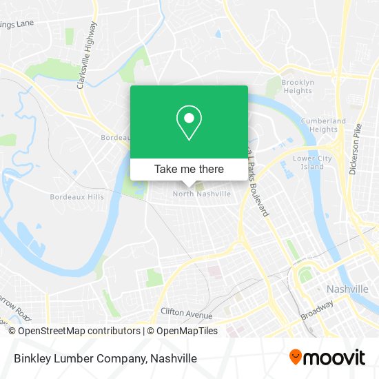 Binkley Lumber Company map