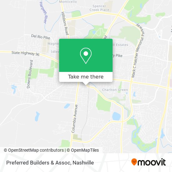 Preferred Builders & Assoc map