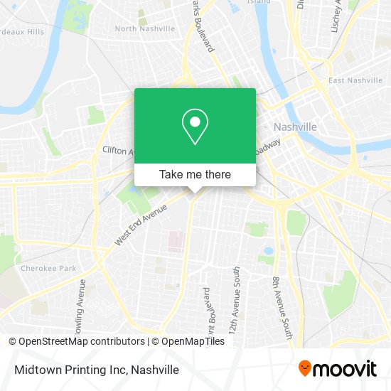 Midtown Printing Inc map